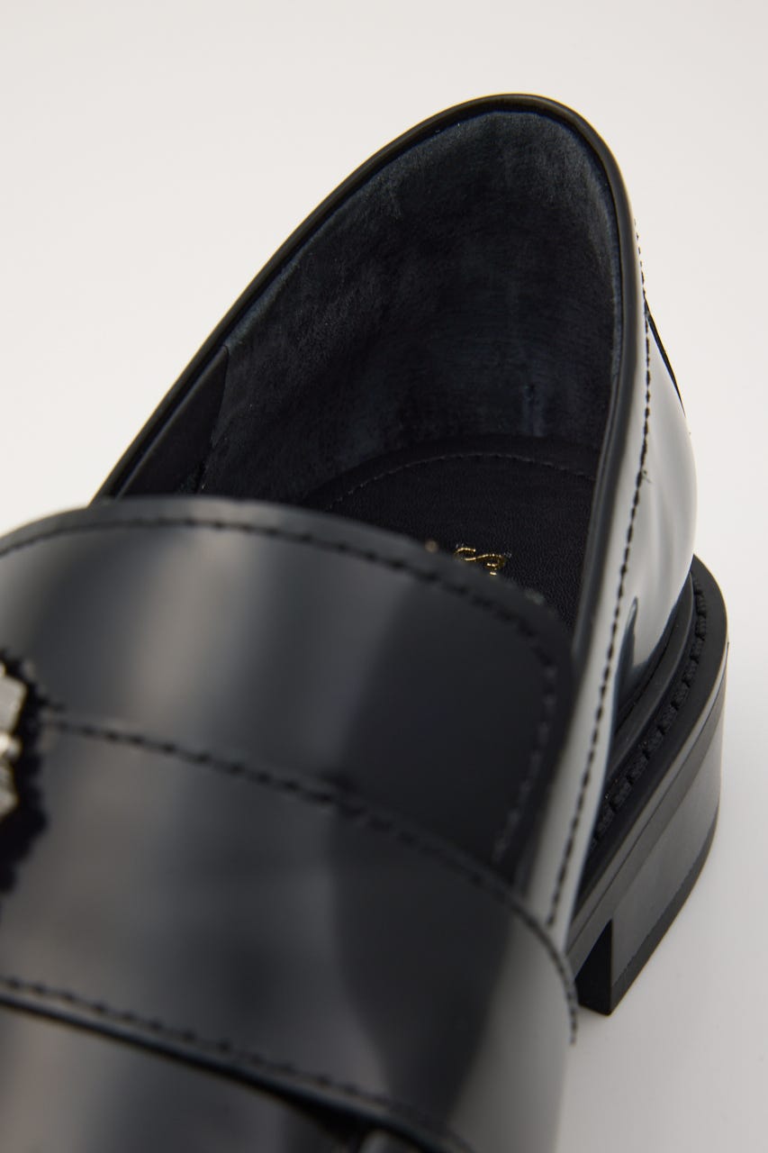 ムーンソフトライトローファー BLK 24.5cm