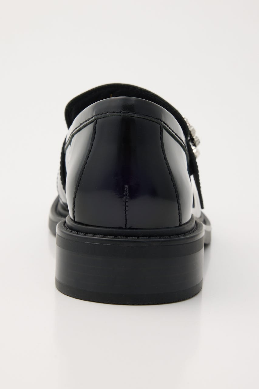 ムーンソフトライトローファー BLK 24.5cm