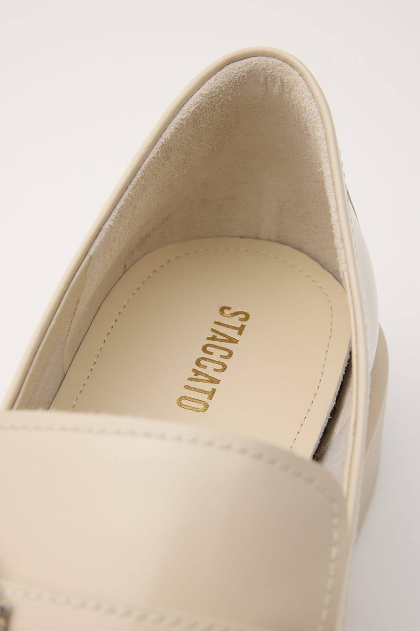 ムーンソフトライトローファー ECRU 24.0cm