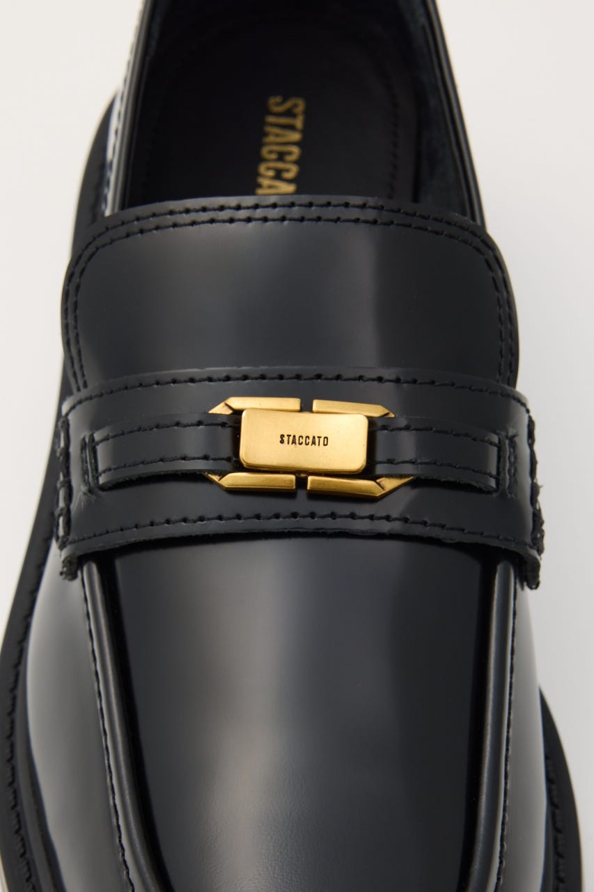 クラシックピンズローファー BLK 24.5cm