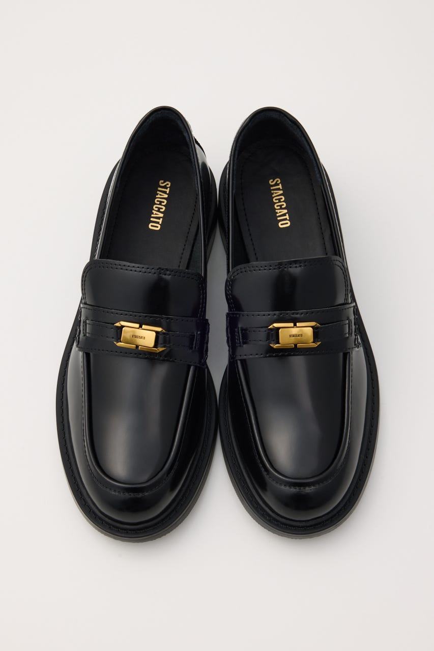 クラシックピンズローファー BLK 24.5cm