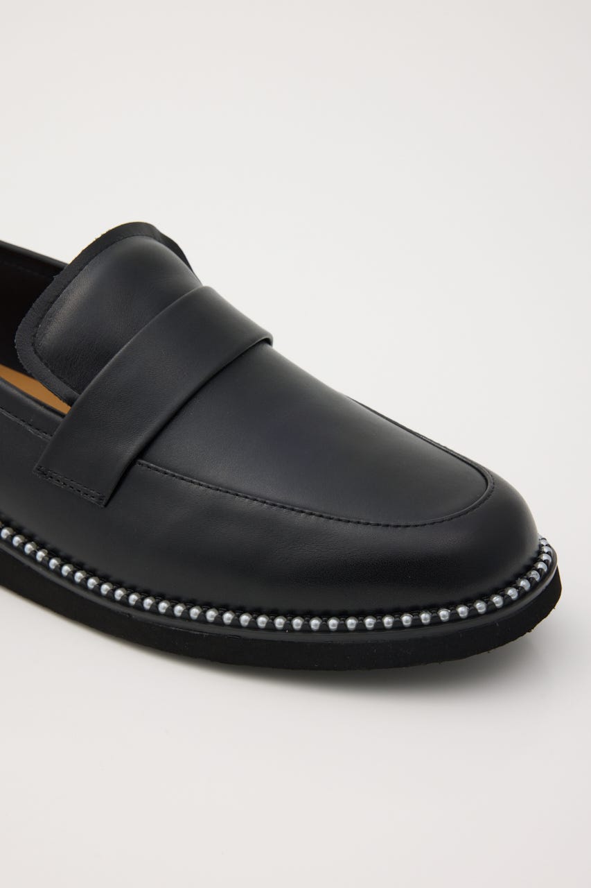 エンベッドパールライトローファー BLK 23.0cm