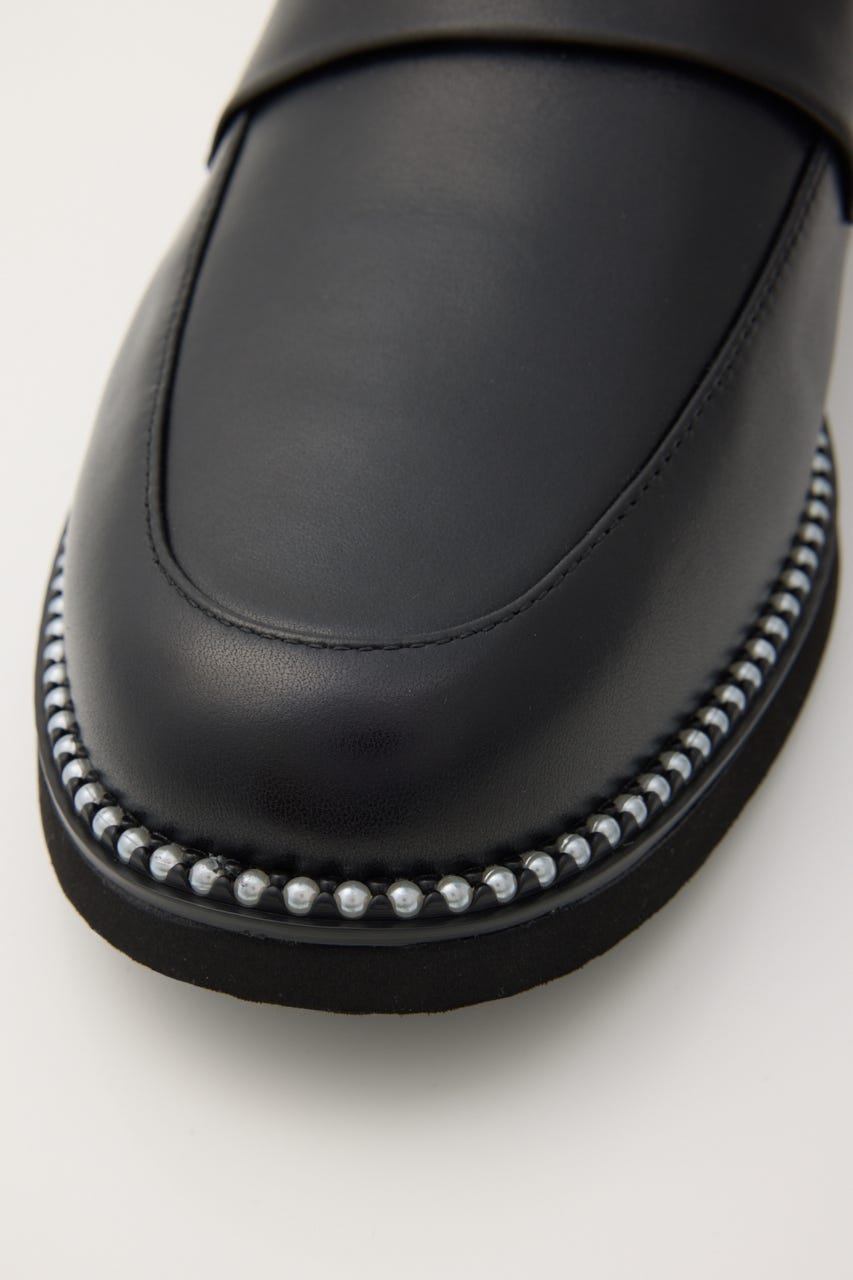 エンベッドパールライトローファー BLK 23.0cm