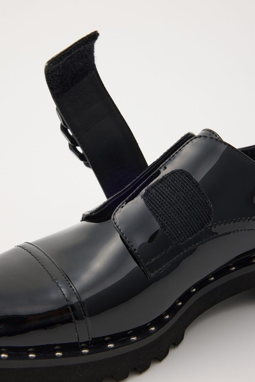 ビックチェーンサーロゥタンクソールシューズ BLK 24.0cm