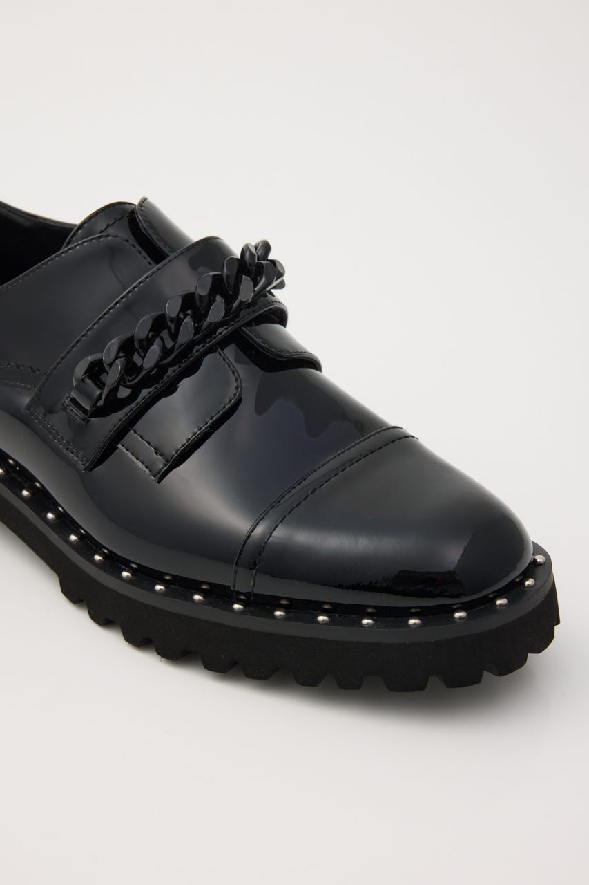 ビックチェーンサーロゥタンクソールシューズ BLK 24.0cm