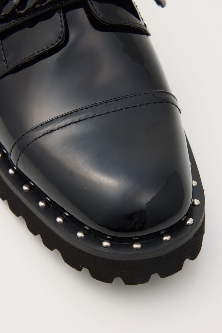 ビックチェーンサーロゥタンクソールシューズ BLK 24.0cm