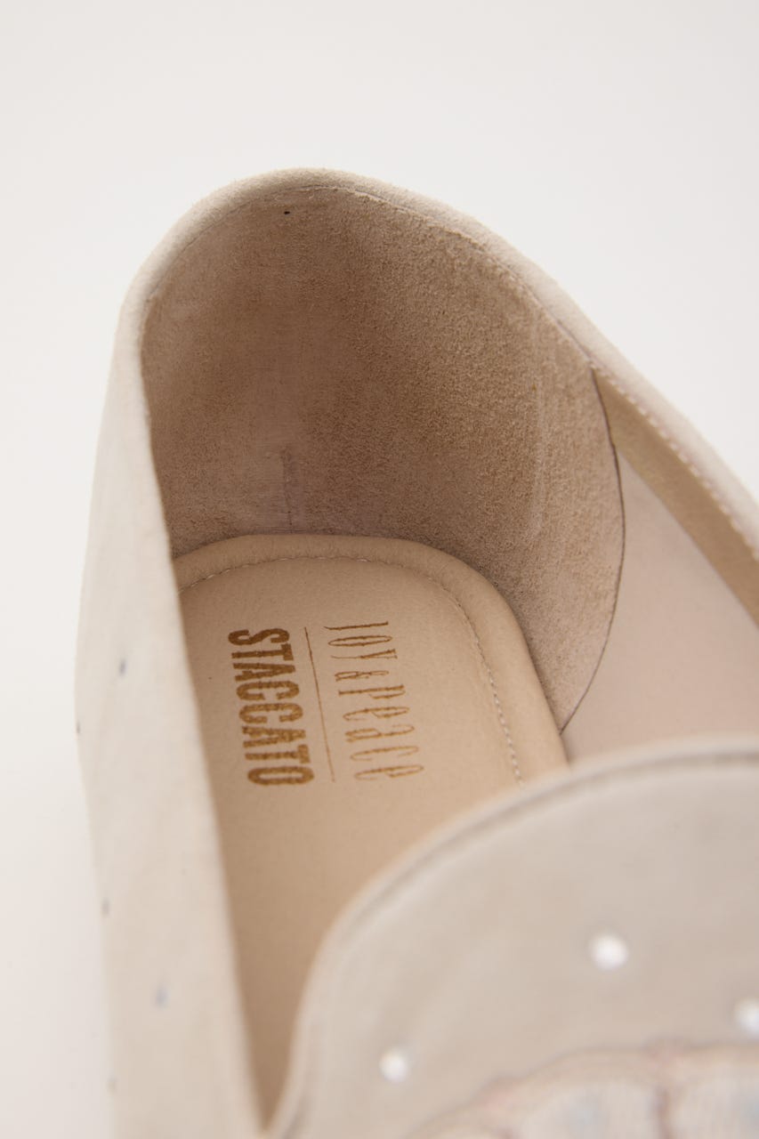 マリンクリーチャーオペラシューズ 柄GREIGE 24.0cm