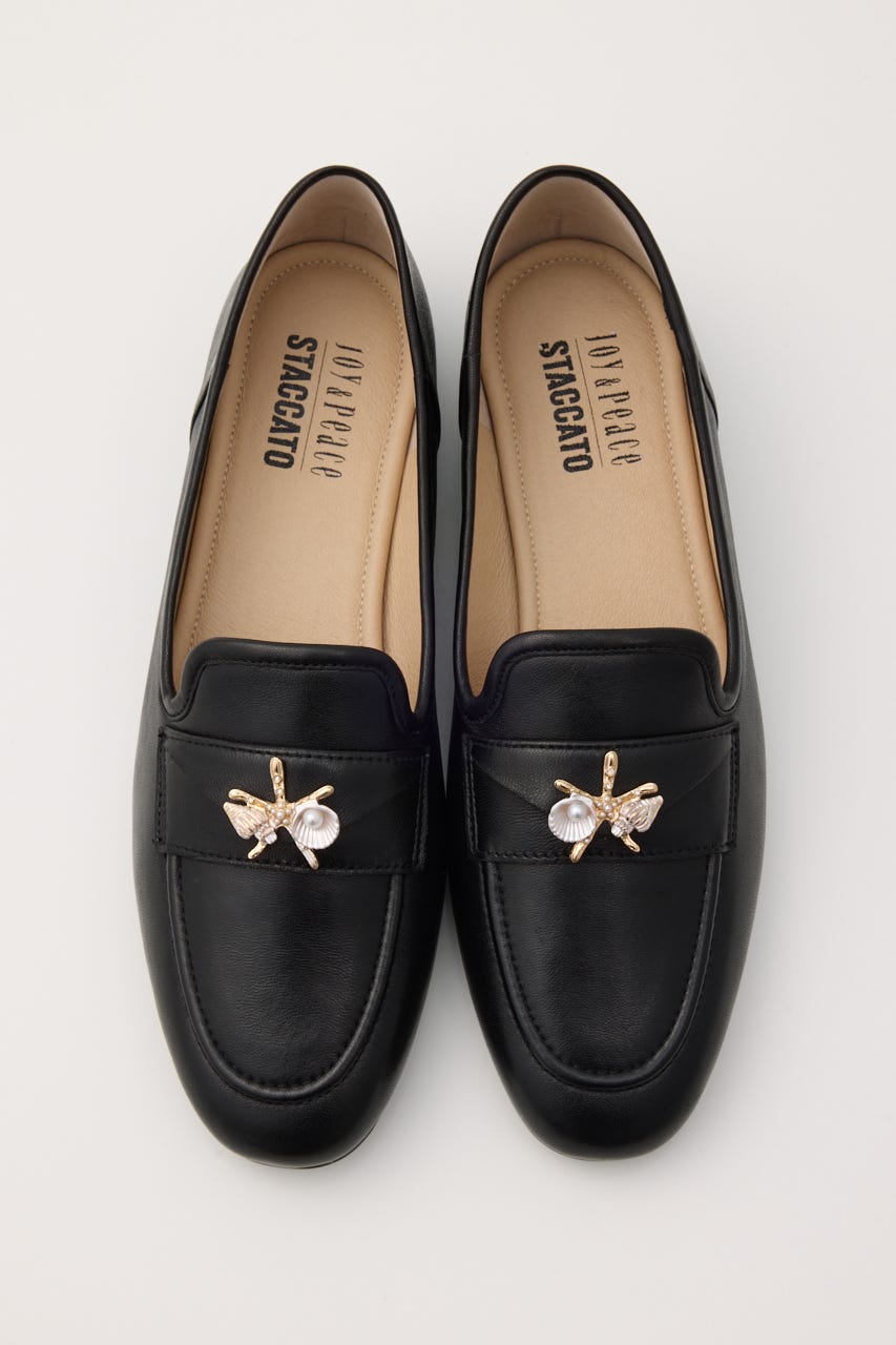 マリンレターローファー BLK 23.5cm