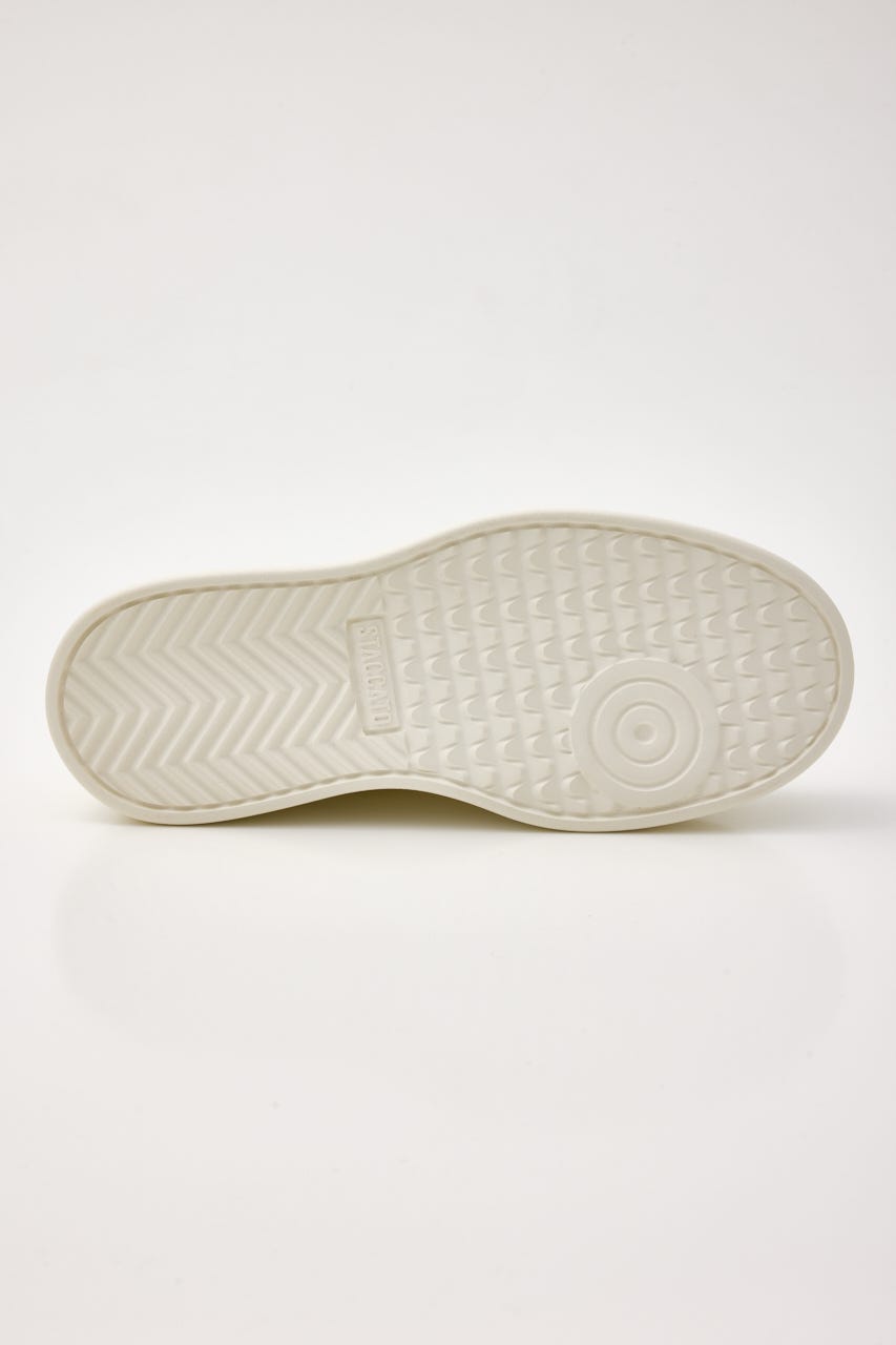 プラットフォームラインスニーカー WHT 23.0cm