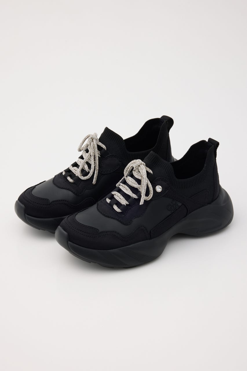 ドルチェライトドールスニーカー BLK 22.0cm