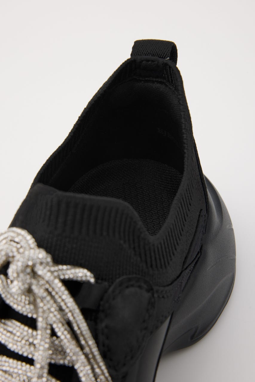 ドルチェライトドールスニーカー BLK 22.0cm