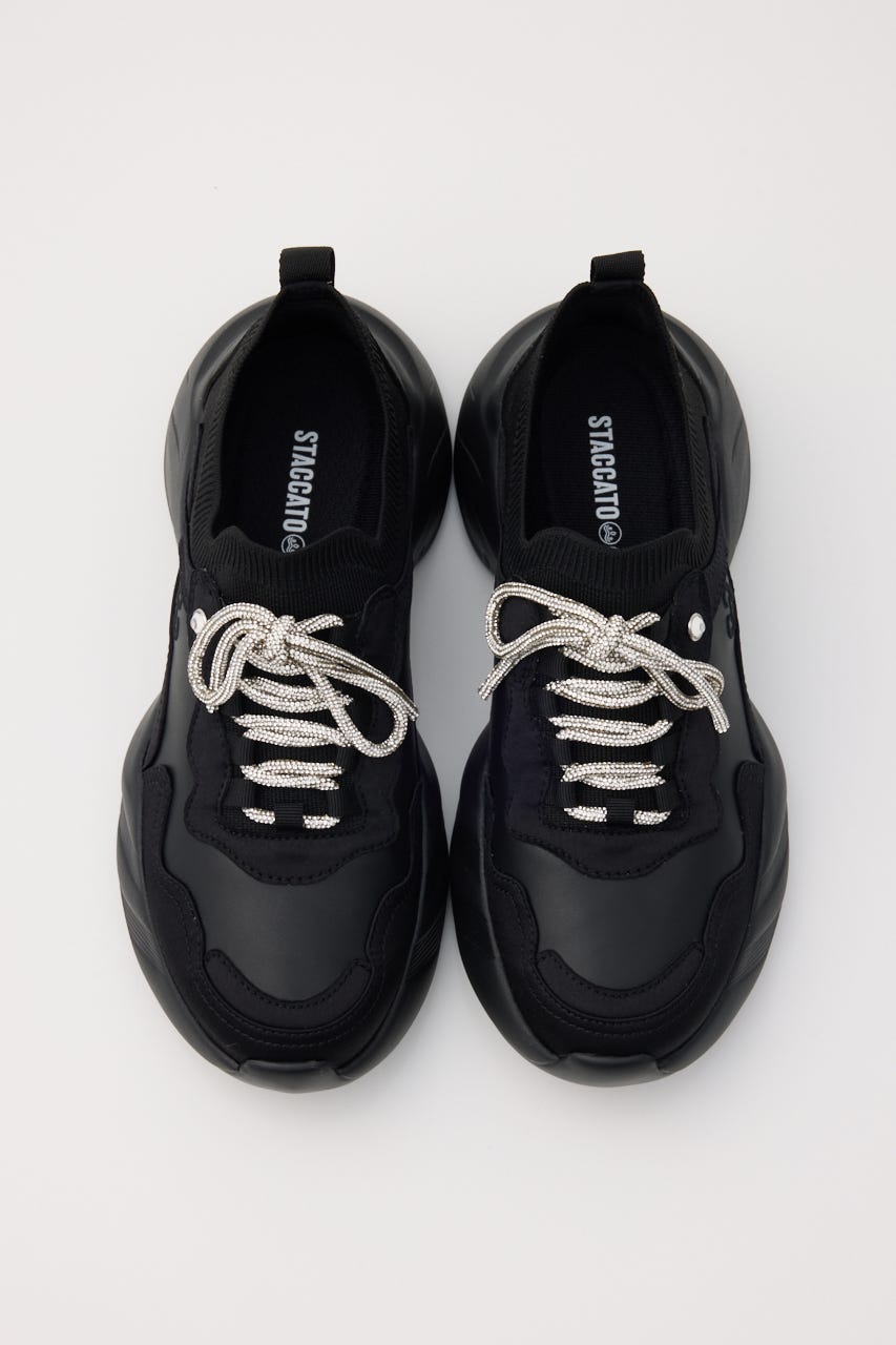 ドルチェライトドールスニーカー BLK 22.0cm