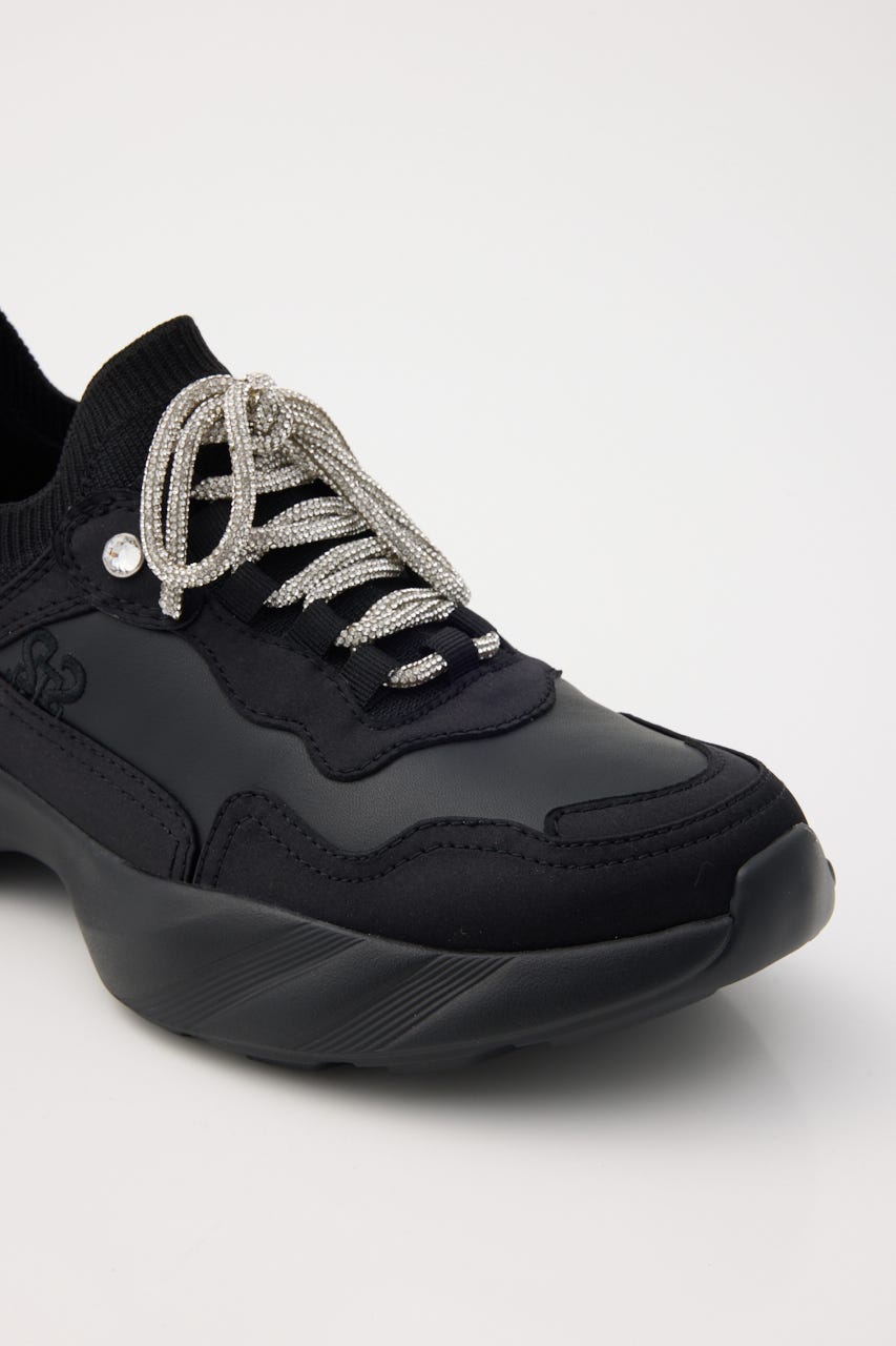 ドルチェライトドールスニーカー BLK 22.0cm