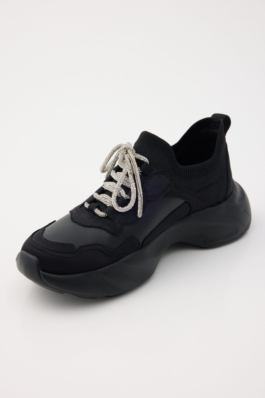 ドルチェライトドールスニーカー BLK 22.0cm