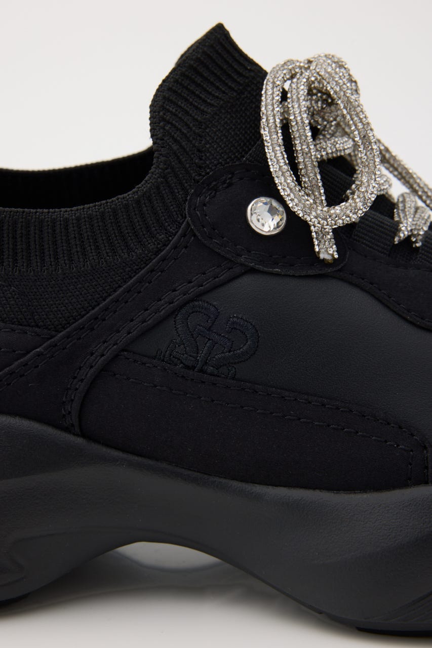 ドルチェライトドールスニーカー BLK 22.0cm