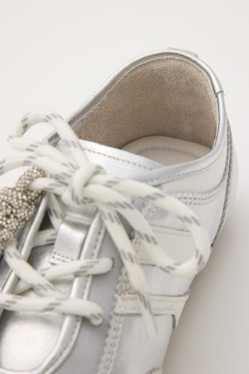 オブリークトゥチャームコンビスニーカー 柄SLV 22.5cm