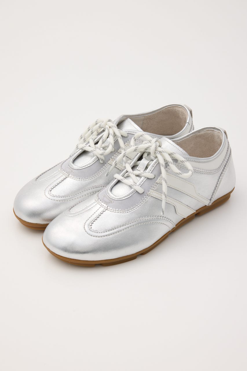 オブリークトゥチャームコンビスニーカー 柄SLV 22.5cm