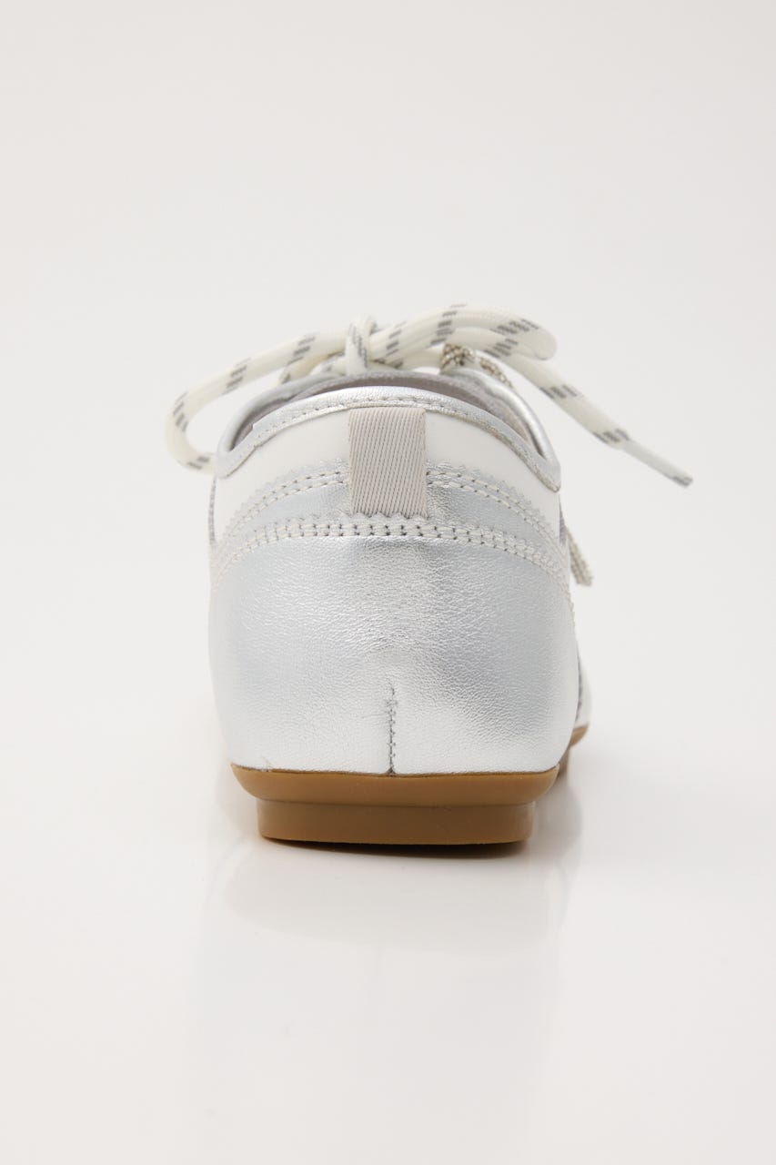 オブリークトゥチャームコンビスニーカー 柄SLV 22.5cm