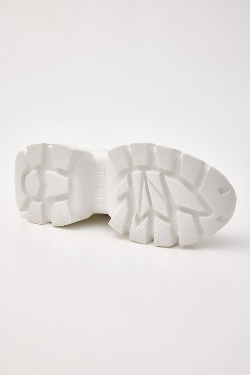 ドルチェチャームレースコンビムスニーカー WHT 22.5cm