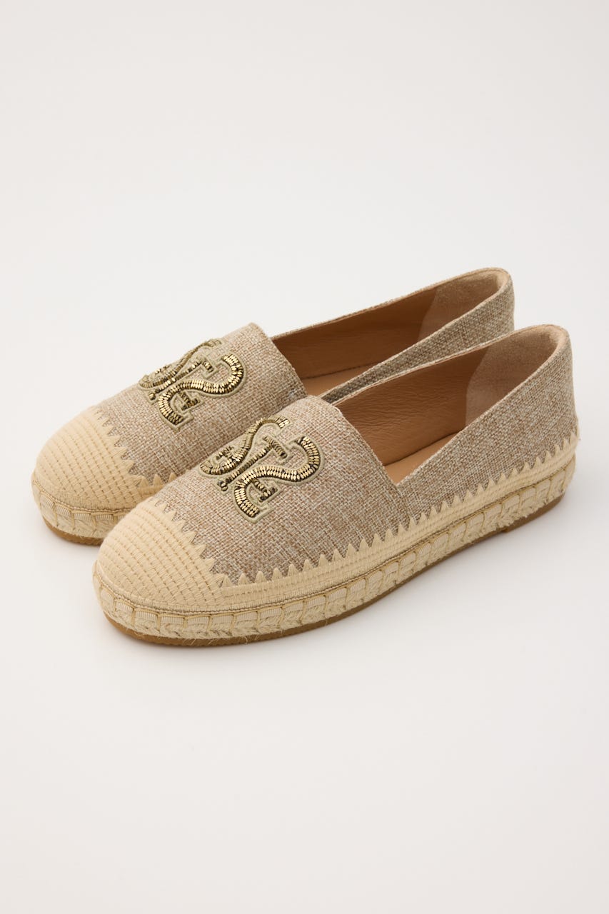 STビーズエスパドリーユ BEG 24.5cm