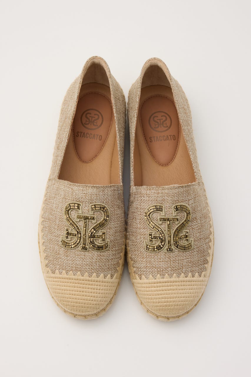 STビーズエスパドリーユ BEG 24.5cm