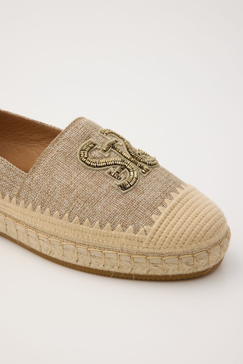 STビーズエスパドリーユ BEG 24.5cm