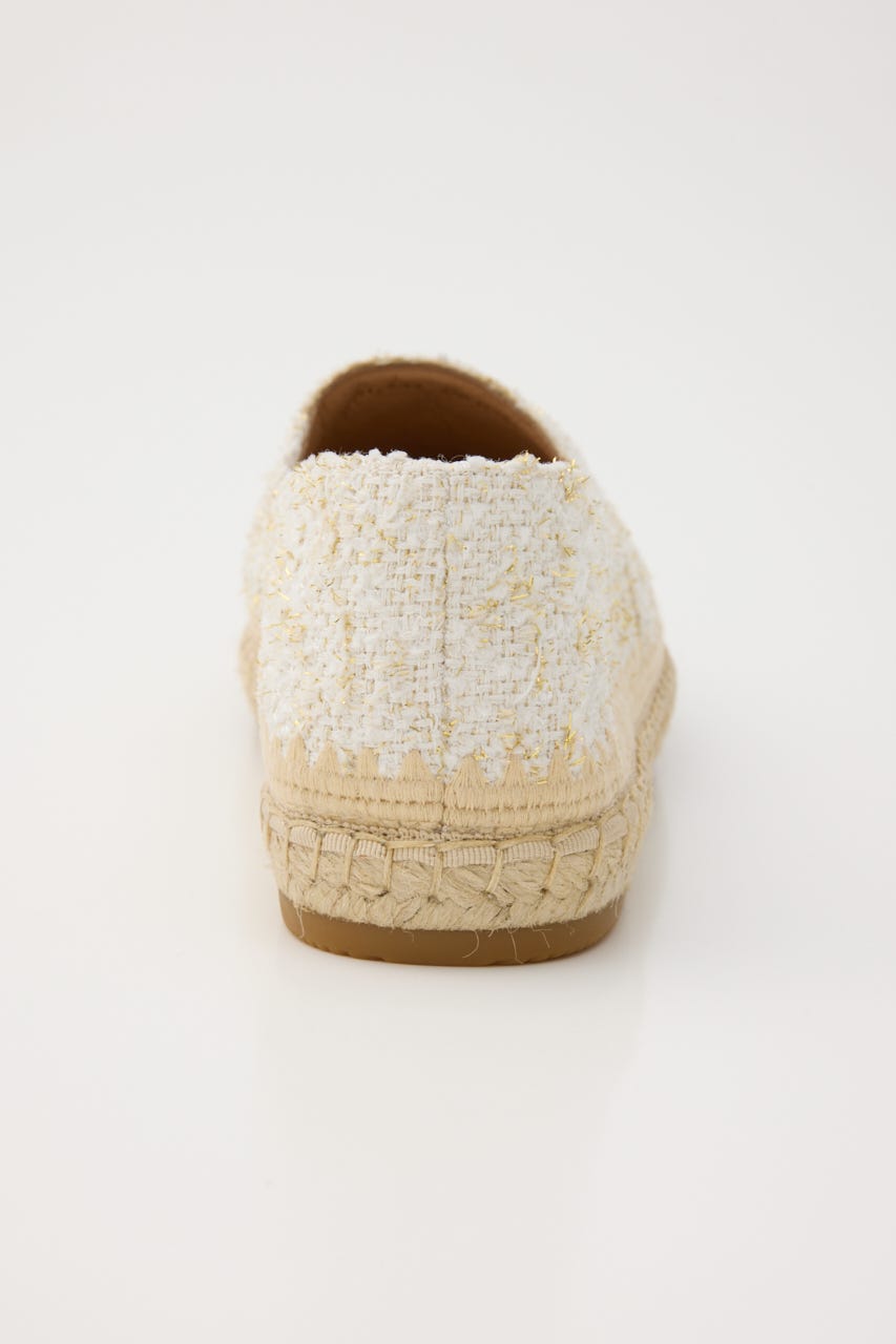 STビーズエスパドリーユ WHT 23.0cm