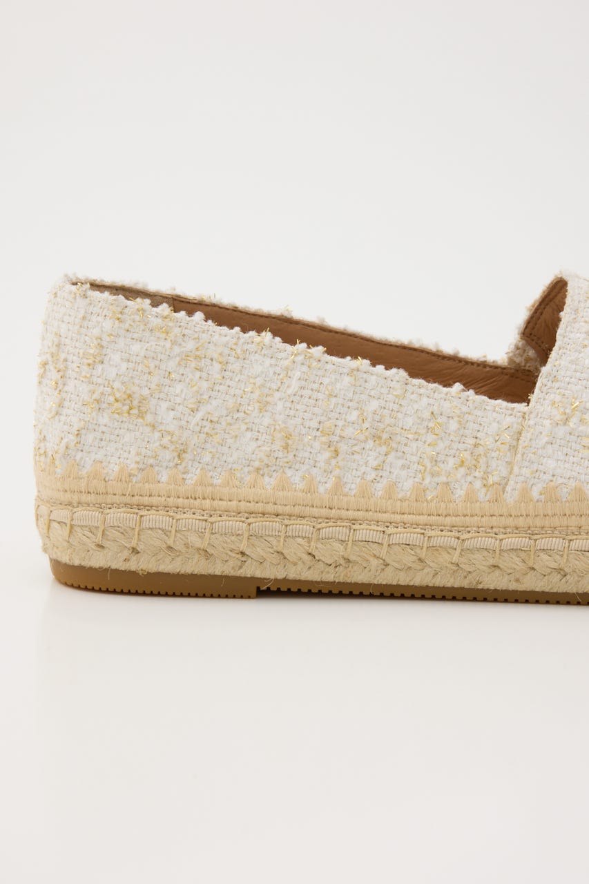 STビーズエスパドリーユ WHT 23.0cm