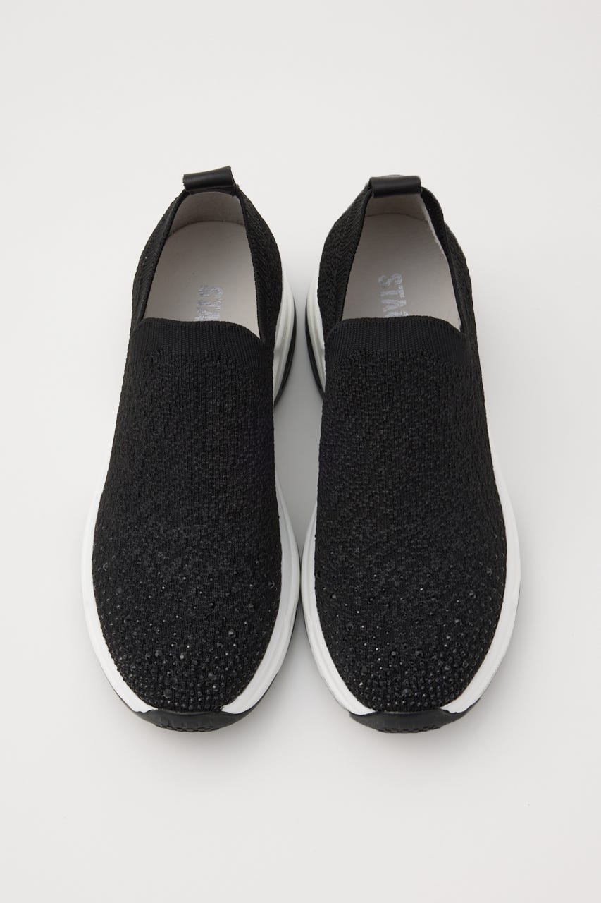 MIXニットハイスリッポン BLK 24.0cm