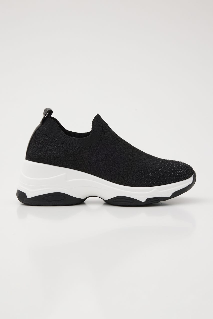 MIXニットハイスリッポン BLK 24.0cm