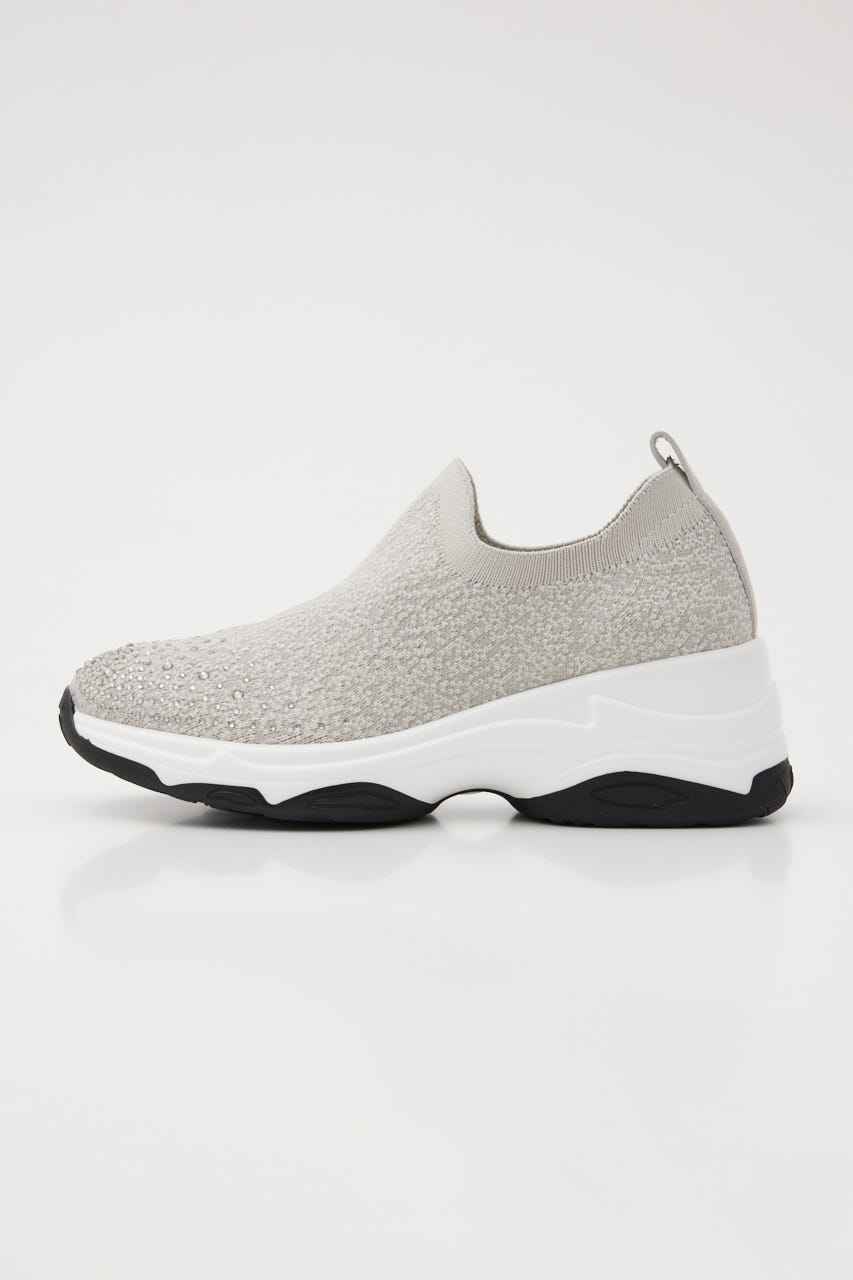 MIXニットハイスリッポン GRY 22.5cm