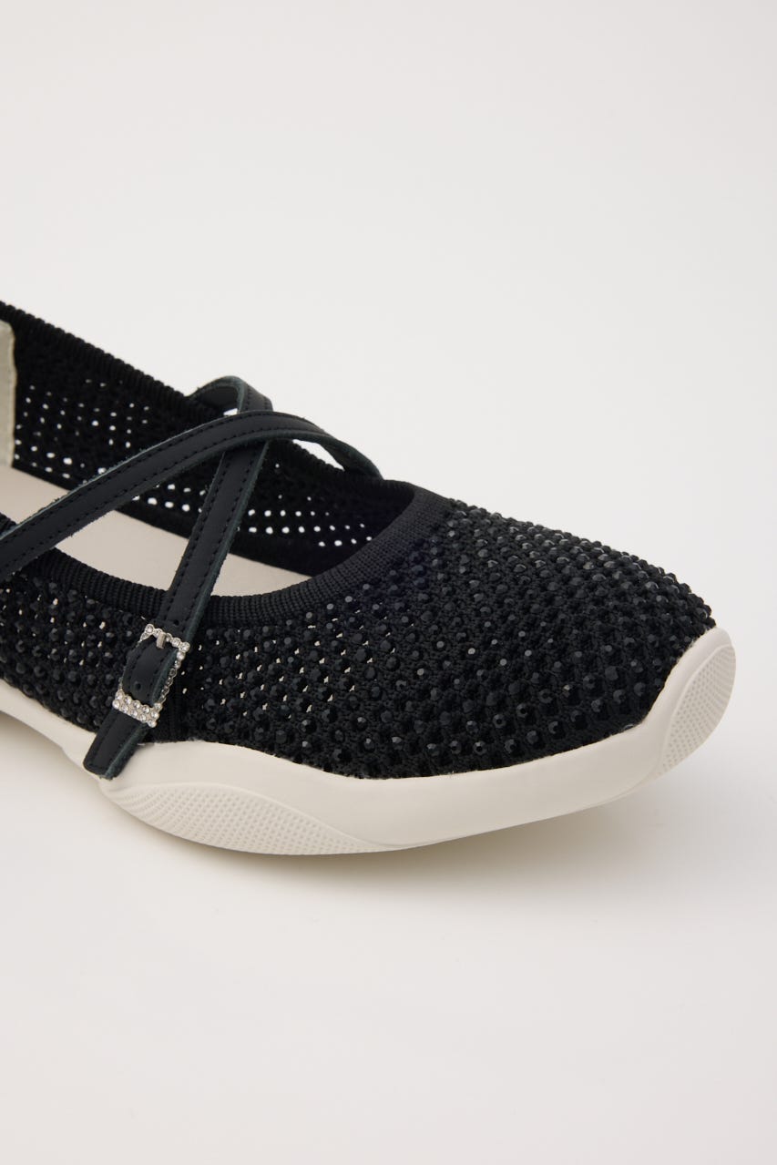 クロスベルトスリッポン BLK 23.5cm