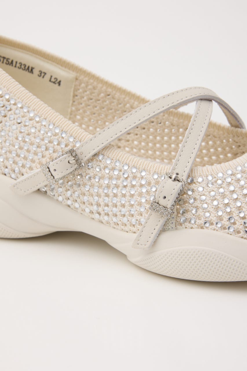 クロスベルトスリッポン WHT 22.5cm