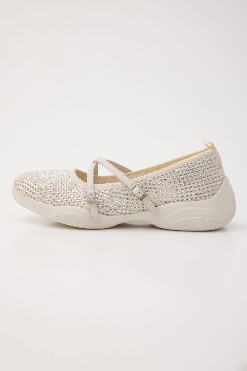 クロスベルトスリッポン WHT 22.5cm