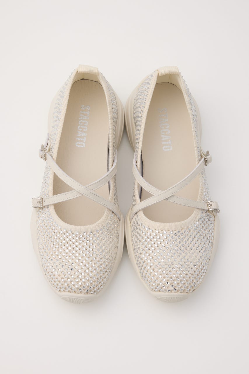 クロスベルトスリッポン WHT 22.5cm