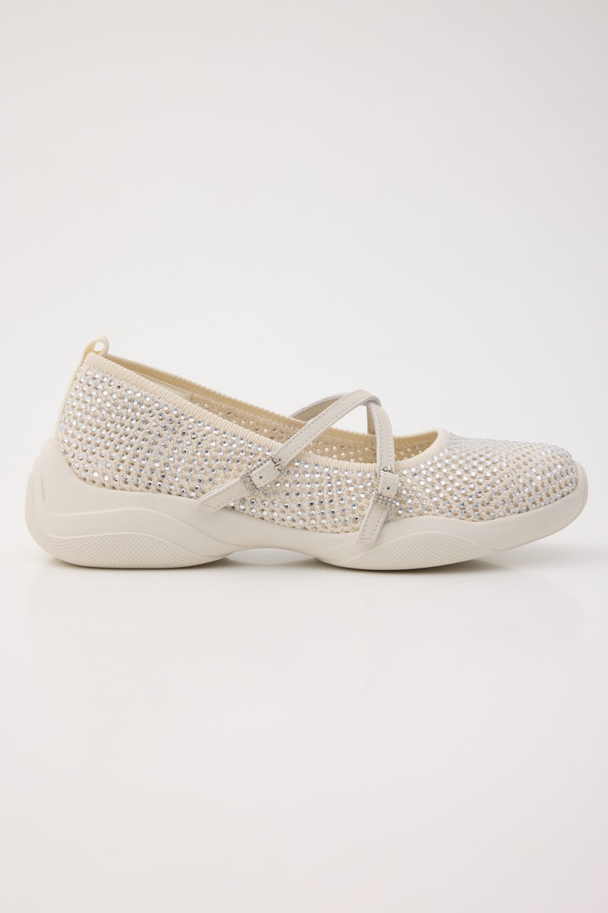 クロスベルトスリッポン WHT 22.5cm