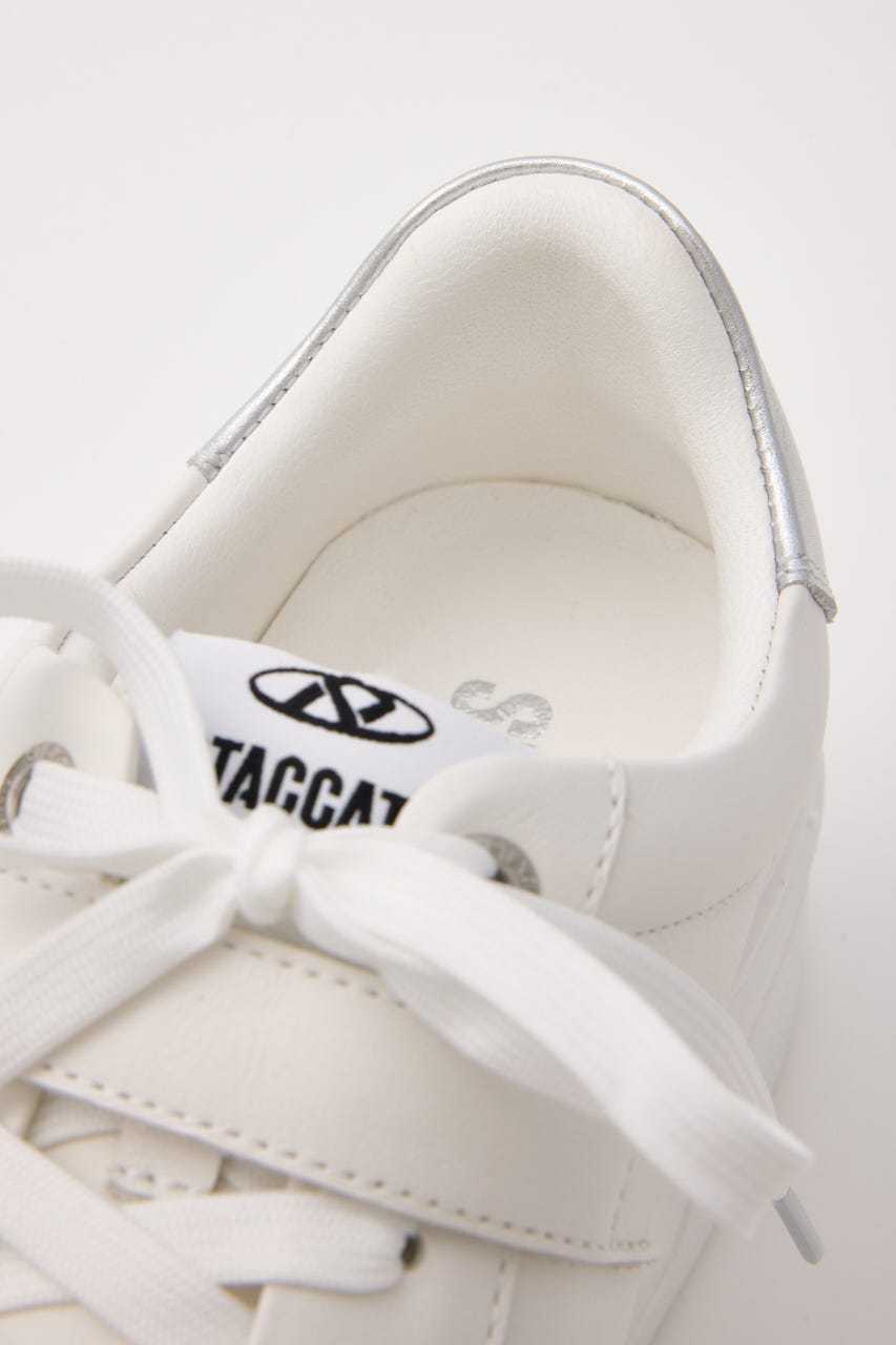 ホワイト プラットフォームスニーカー　37 コーチ COACH PLAT FORM SNEAKER プラットフォーム スニーカー 靴