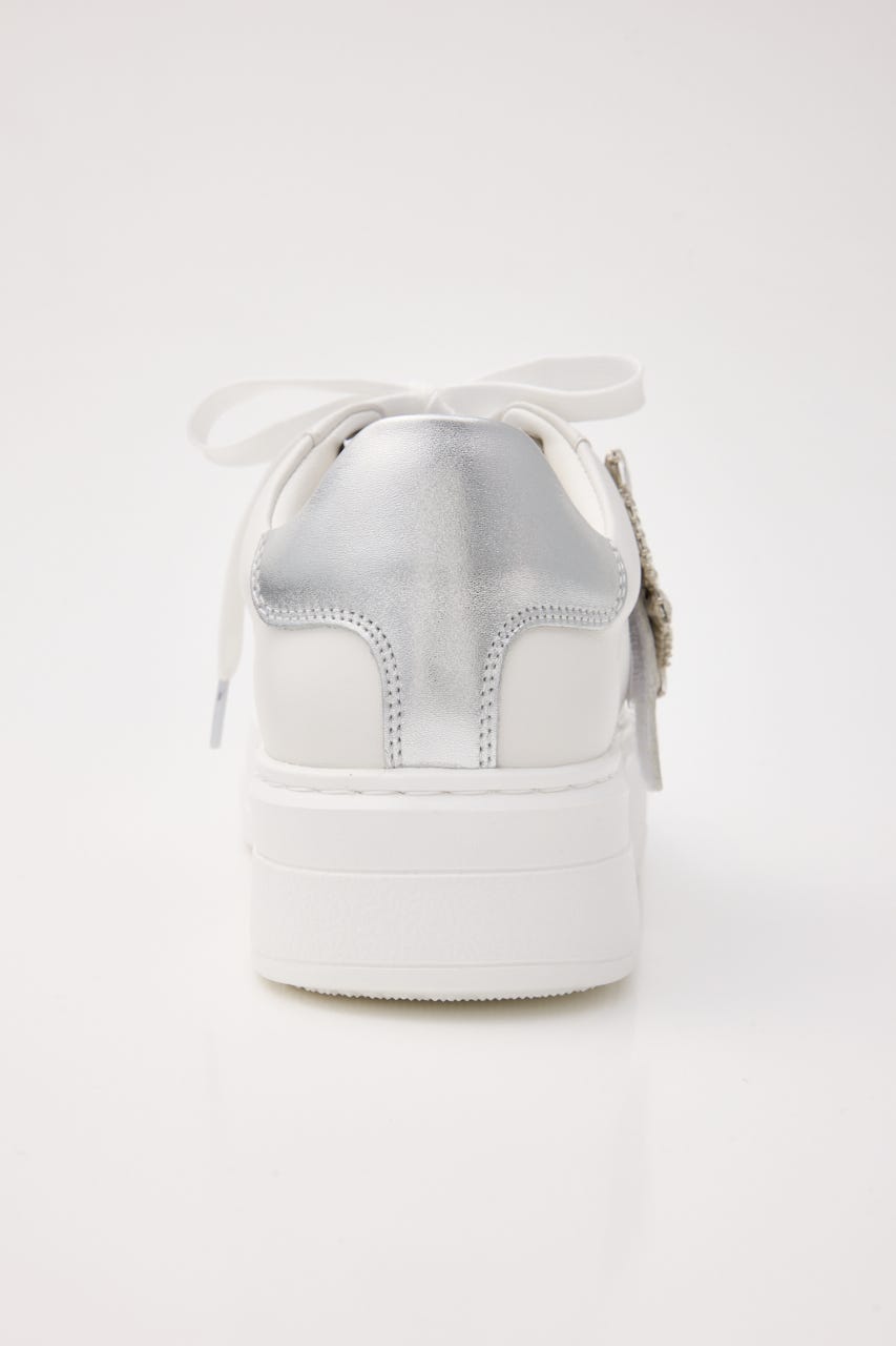 サイドバックルプラットフォームスニーカー WHT 22.5cm