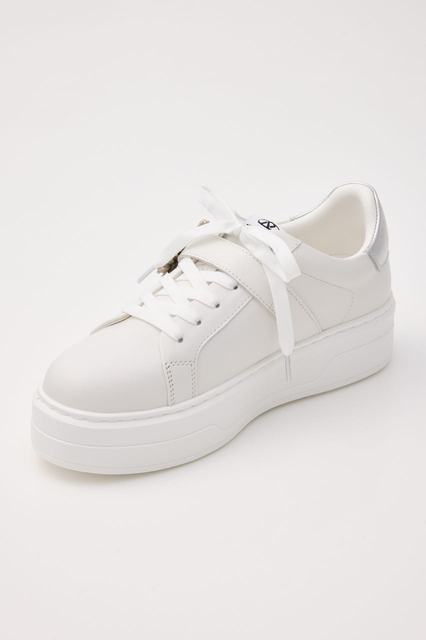 サイドバックルプラットフォームスニーカー WHT 22.5cm