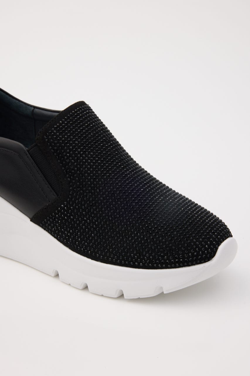 クリスハイヒールスリッポン BLK 25.0cm