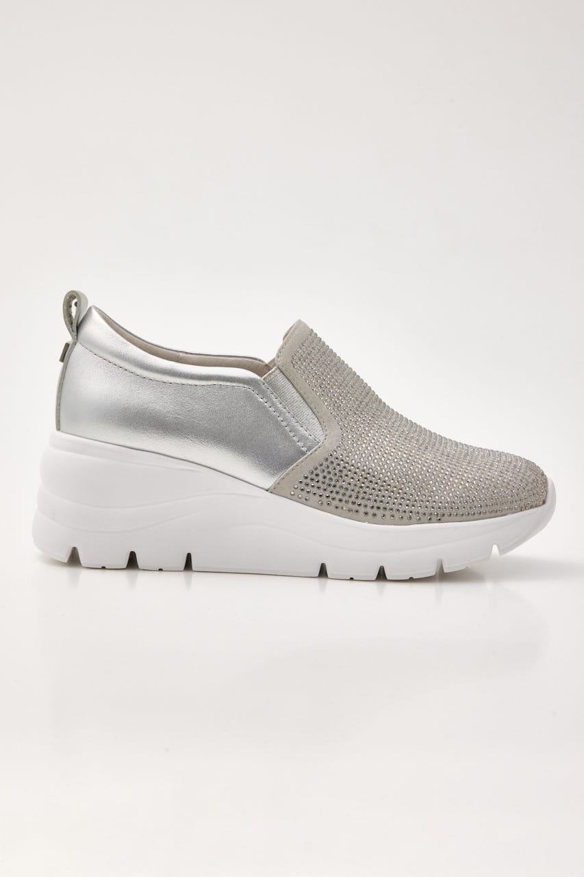 クリスハイヒールスリッポン SLV 24.5cm