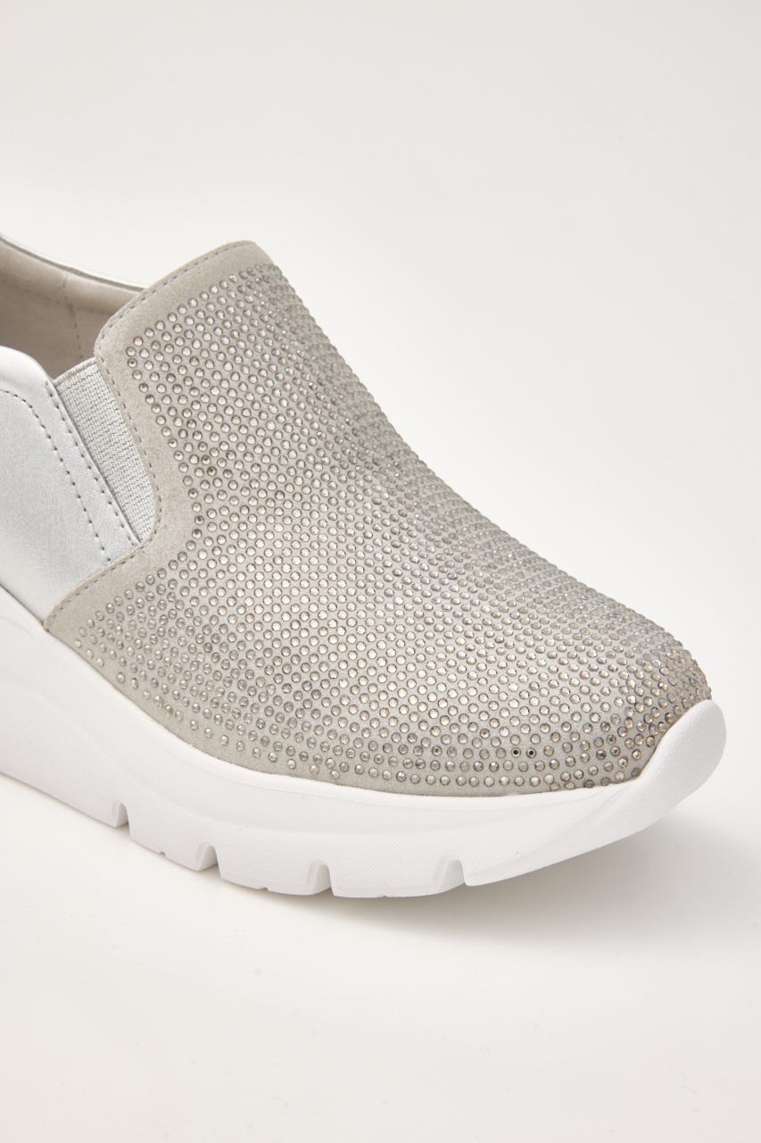 クリスハイヒールスリッポン SLV 24.5cm