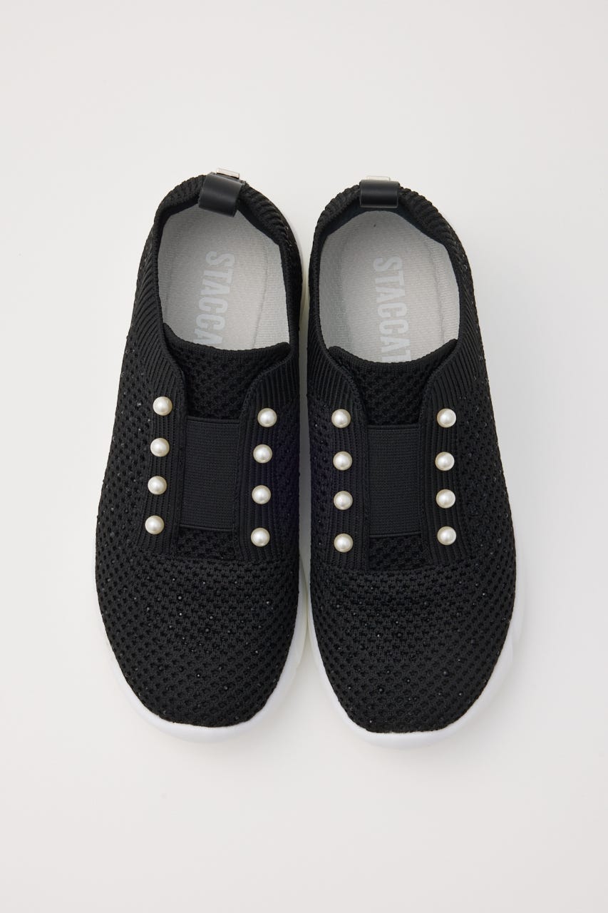 ミニマルパールライトスリッポン BLK 24.0cm