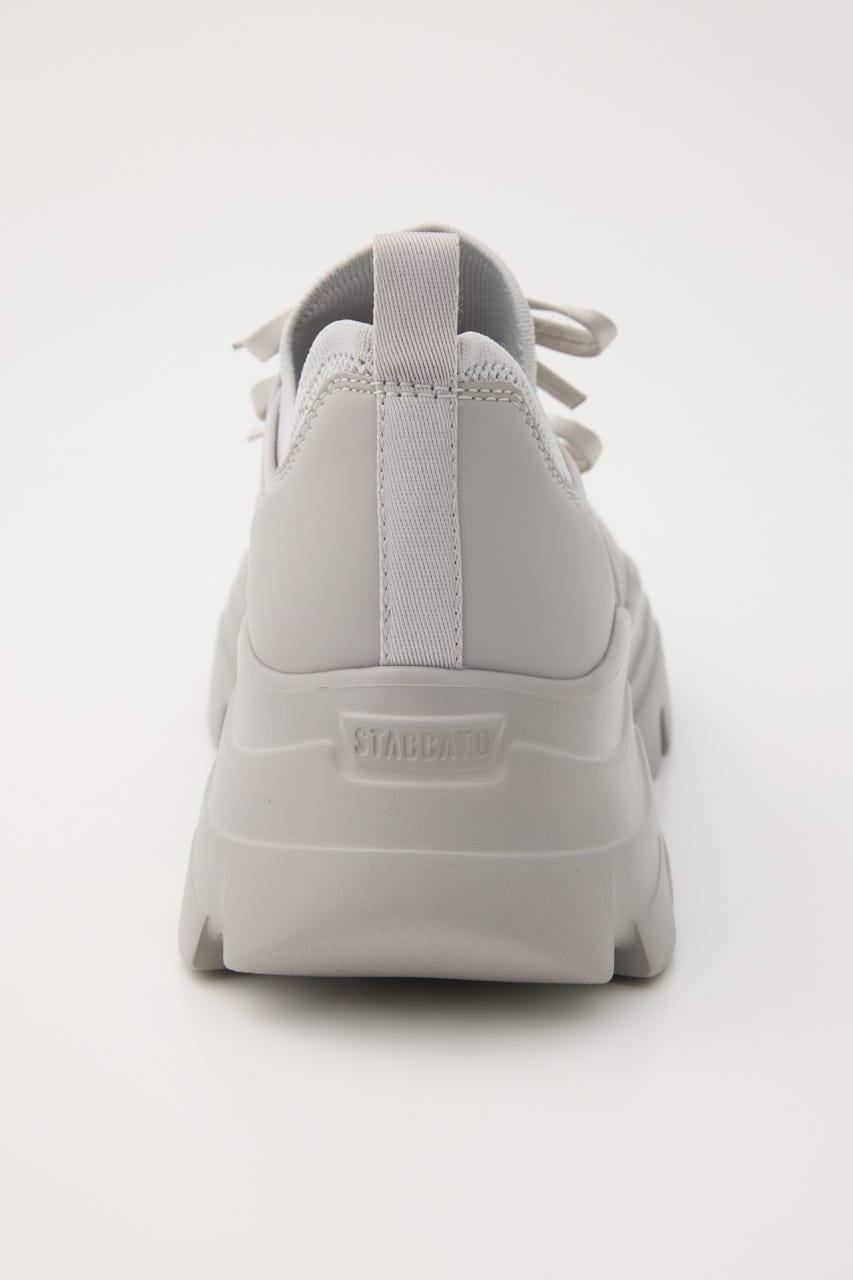 ホーミーリボンボリュームスニーカー GRY 23.0cm