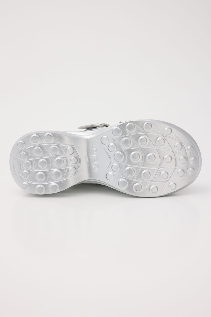 アルビジアーバンクロッグサンダル SLV 22.0cm