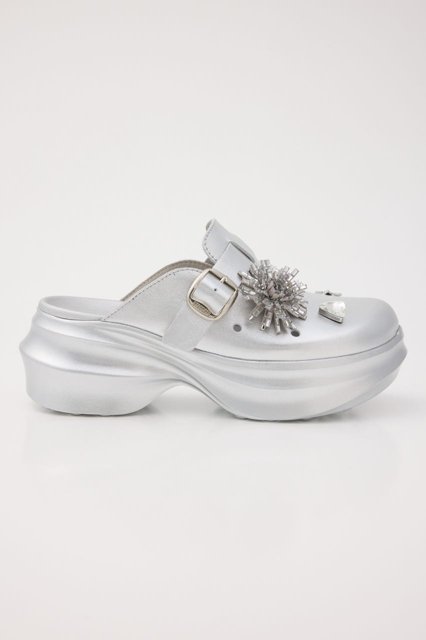 アルビジアーバンクロッグサンダル SLV 22.0cm