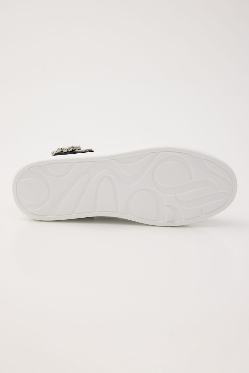 2wayビジューベルトスニーカーサンダル BLK 24.0cm