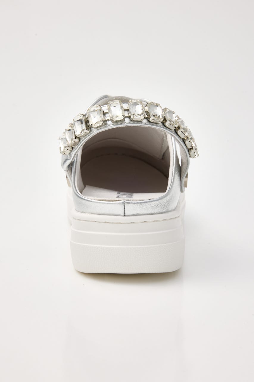 2wayビジューベルトスニーカーサンダル SLV 22.5cm