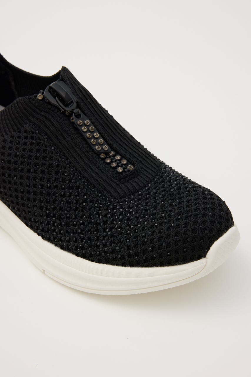 デザインZIPハンディライトスリッポン BLK 24.5cm