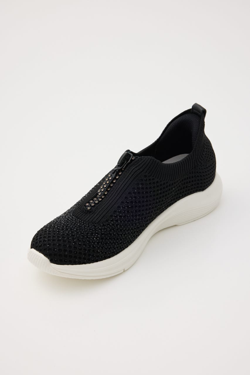 デザインZIPハンディライトスリッポン BLK 24.5cm